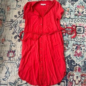 Perfect for any season, this Red loft dress is comfortable and adorable!